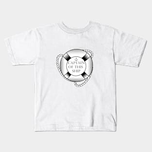 Captain of this ship t-shirt, Funny tee Kids T-Shirt